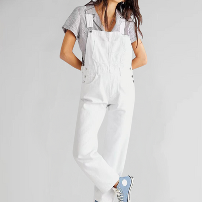 Deniva | Bekväm denim jumpsuit med urban känsla och feminin passform