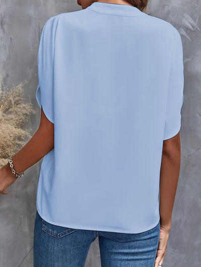 Beth - Bluse med flade ærmer