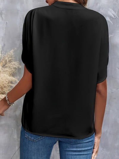 Beth - Bluse med flade ærmer