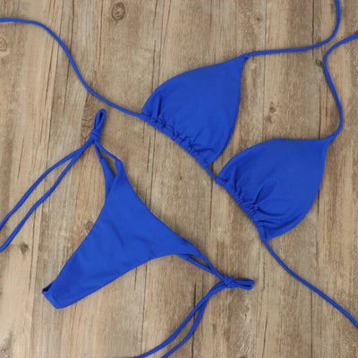 Glowkini - Solbrun uden bikinilinjer