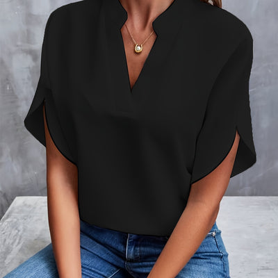 Beth - Bluse med flade ærmer