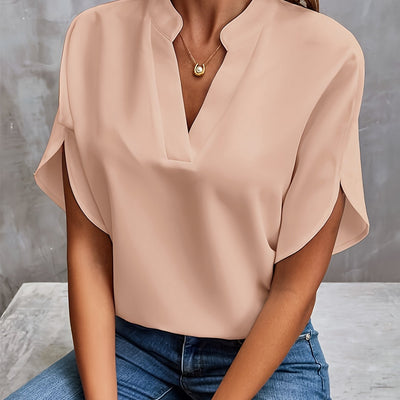Beth - Bluse med flade ærmer