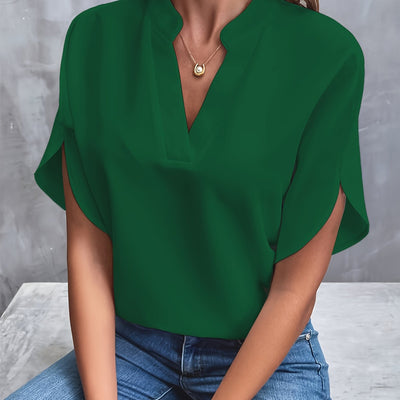 Beth - Bluse med flade ærmer